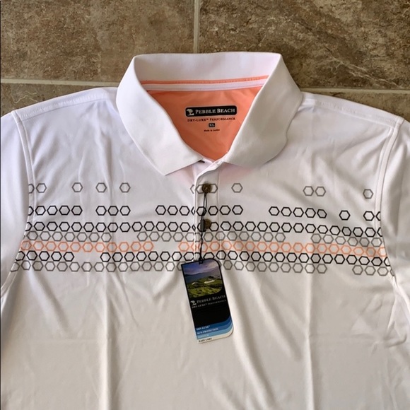 Pebble Beach dry-luxe performance golf shirt - Picture 3 of 6